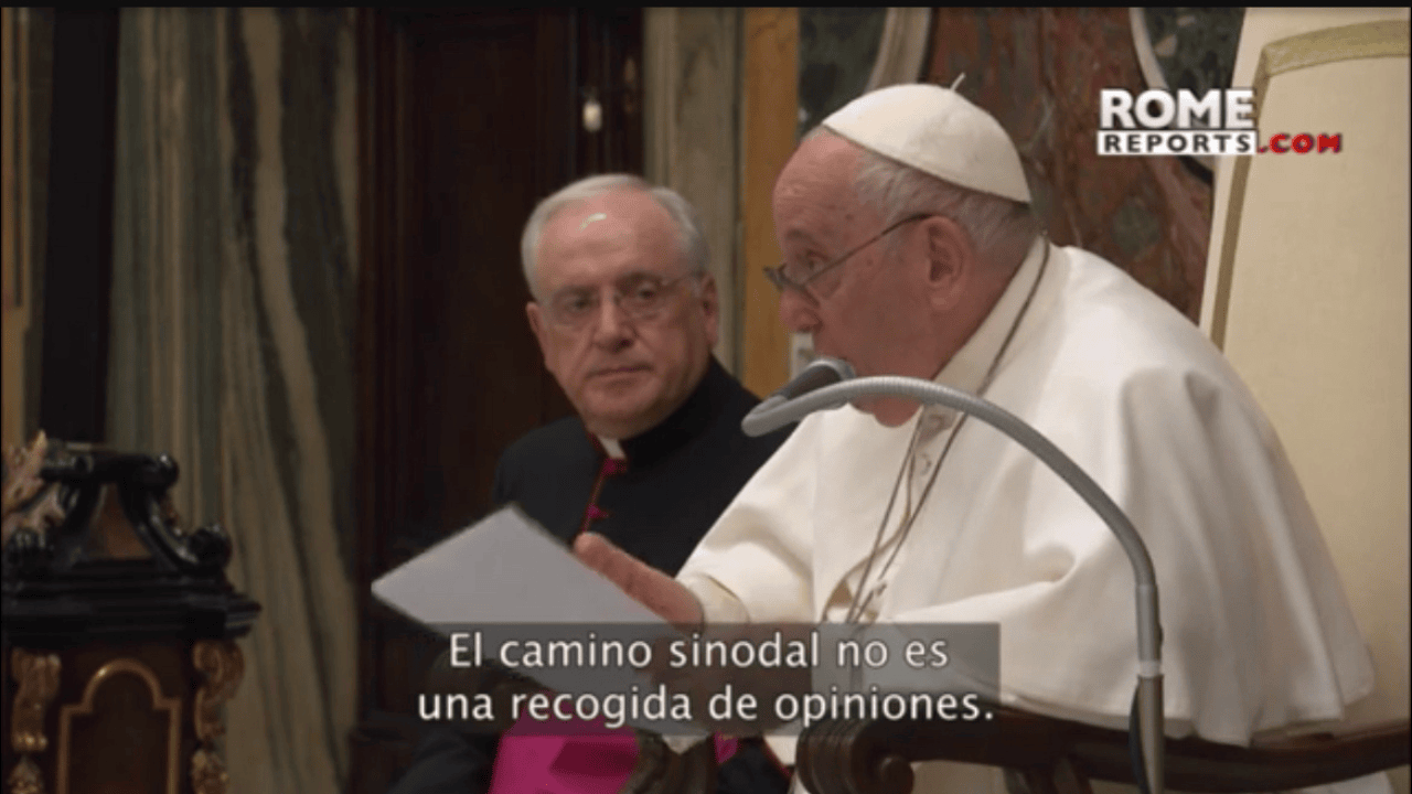 Francisco El Camino Sinodal No Es Una Recogida De Opiniones